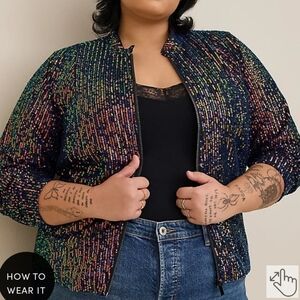 🆕️✨️MULTI COLOUR SEQUIN JACKET✨️